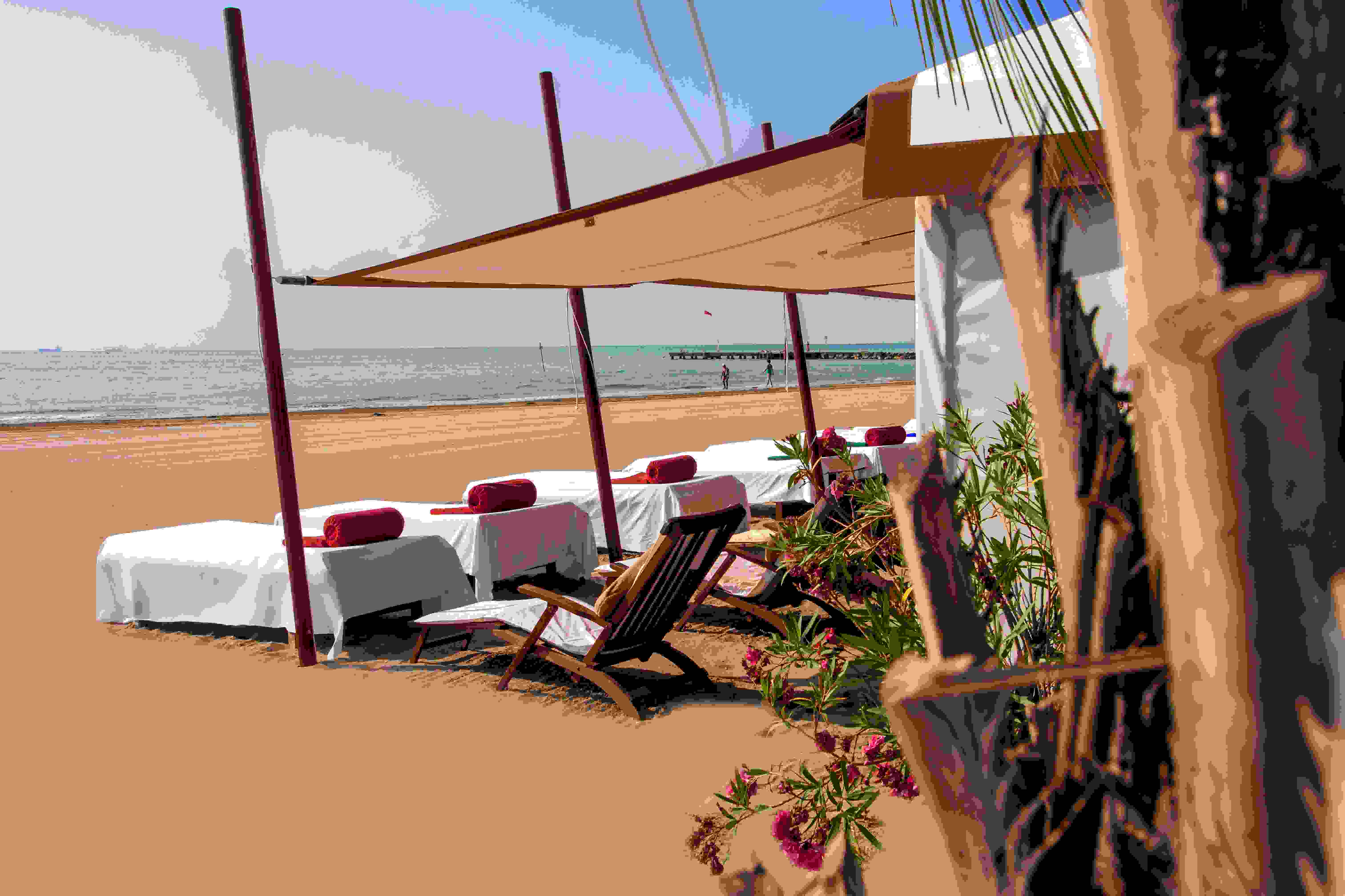 Cabanas at the Beach of Hotel Excelsior Venice Lido Resort, Beach Resort Venice