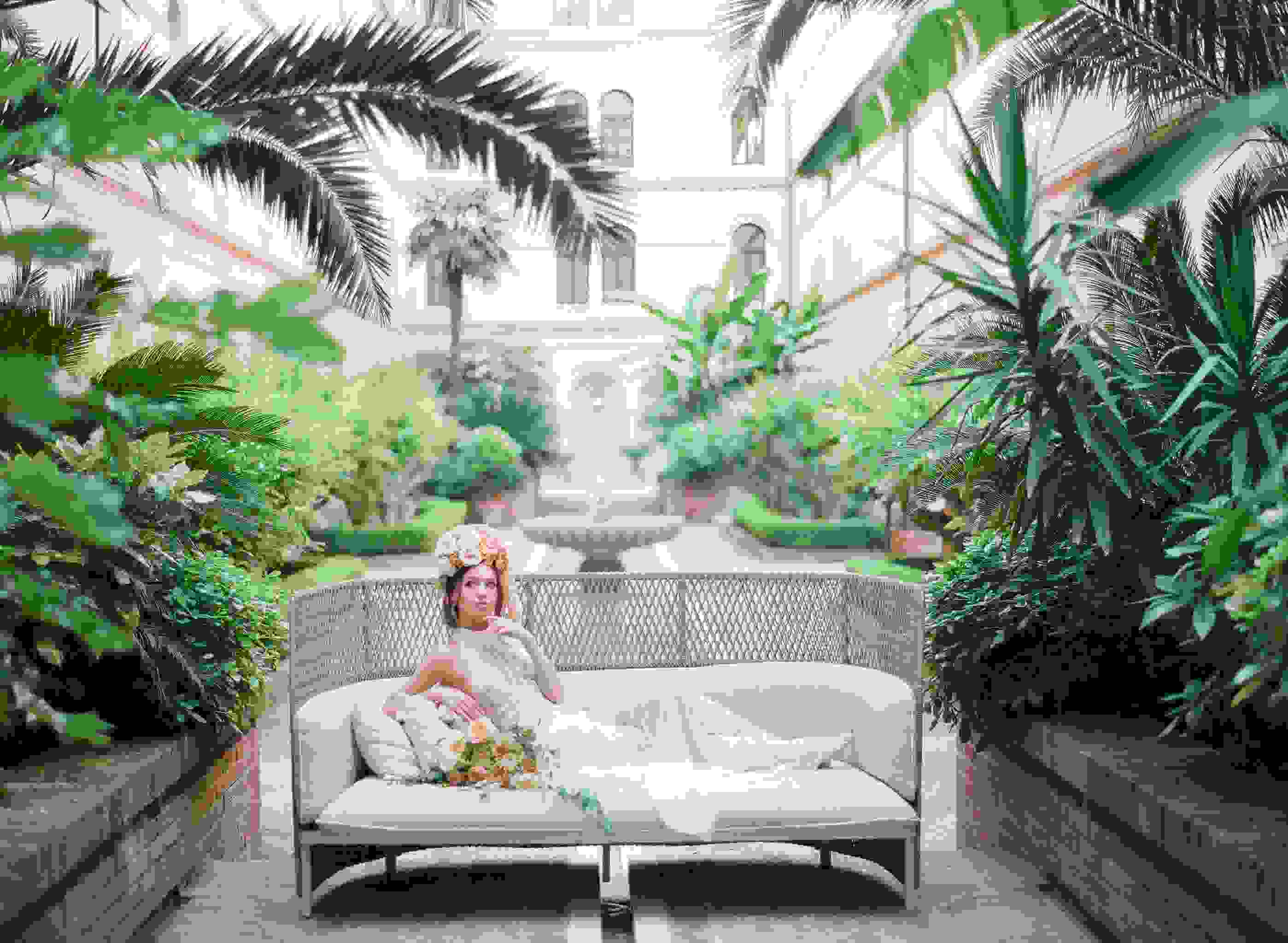 Sposa nel Giardino Moresco all'interno dell'Hotel Excelsior Venice Lido Resort, 5 stelle a Venezia Lido