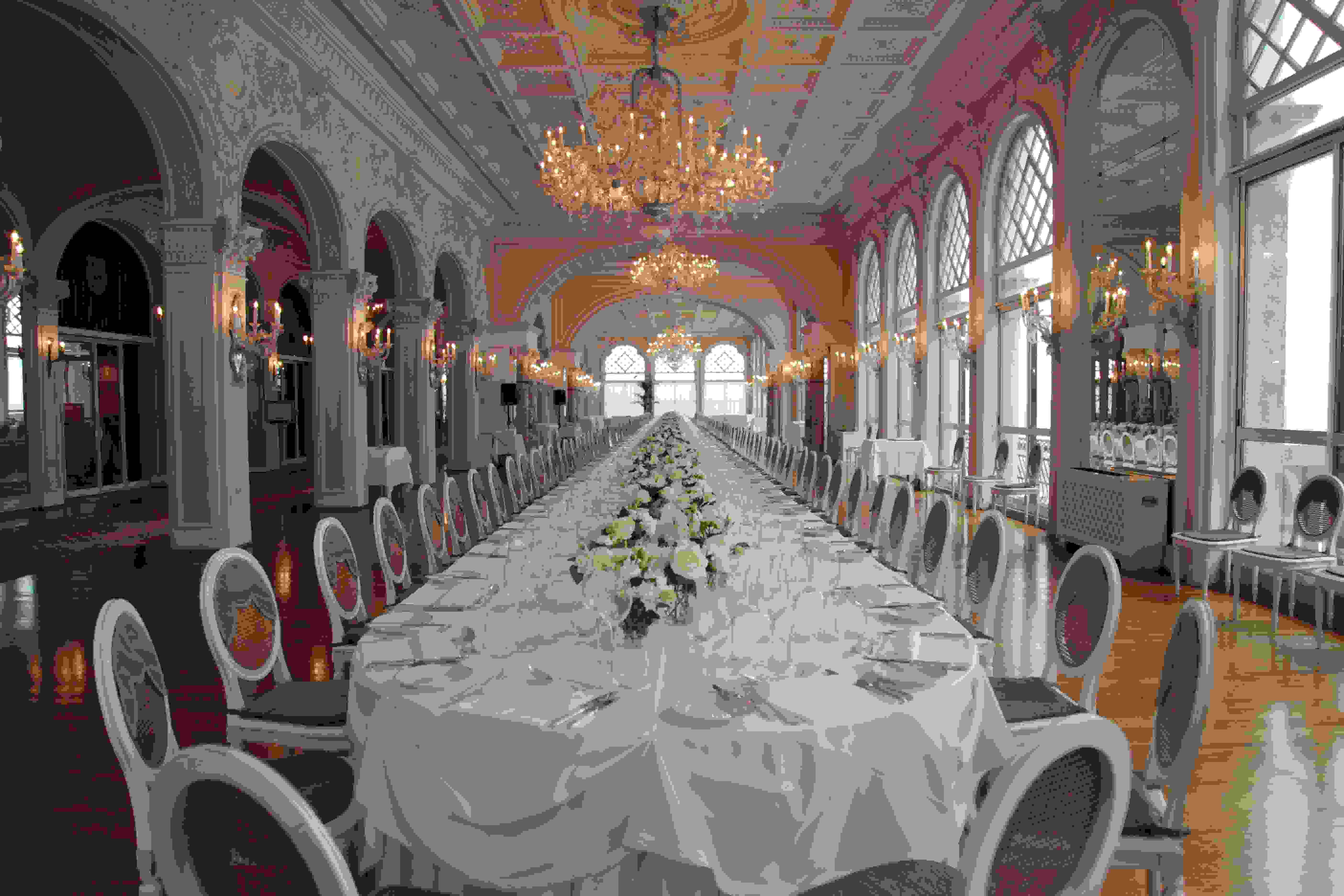 Details of Sala Stucchi during a wedding reception | Hotel Excelsior Venice Lido Resort, event venue in Venice, Italy