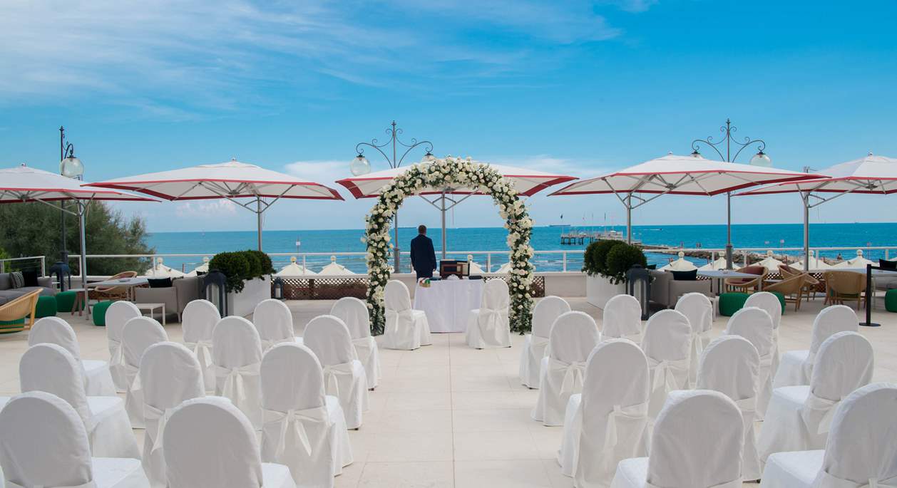 Matrimonio con vista mare | Venice beach wedding | hotel per matrimoni a Venezia Lido