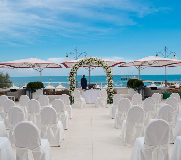 Matrimonio con vista mare | Hotel Excelsior Venice Lido Resort, hotel per matrimoni a Venezia Lido