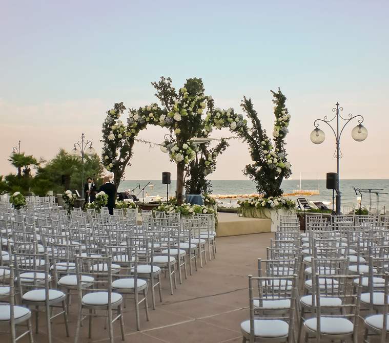 Hotel Excelsior Venice Lido Resort, marriage on the Beach