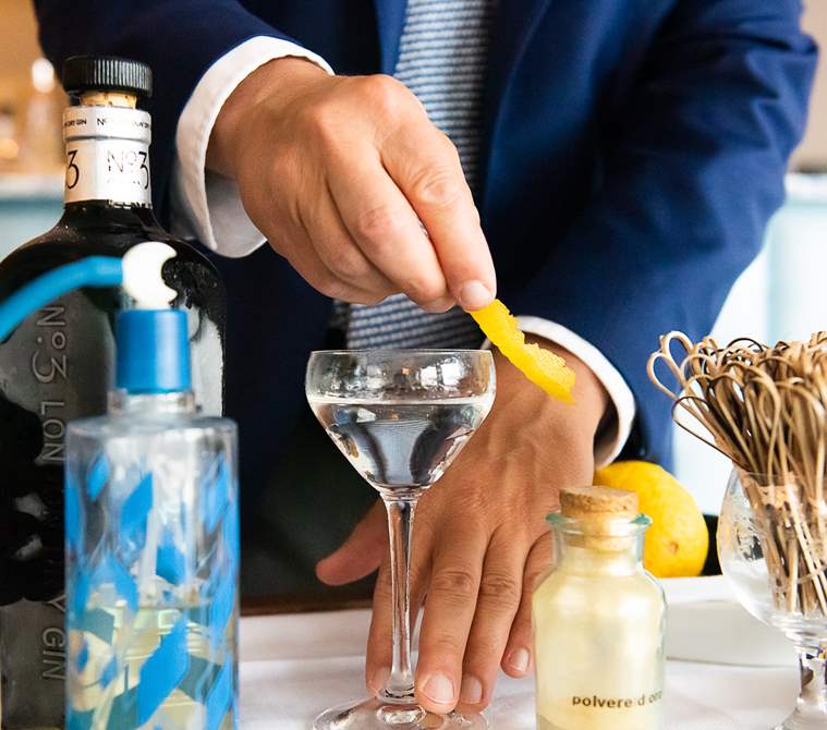 Cocktail al Blue Bar, Hotel Excelsior Venice Lido Resort