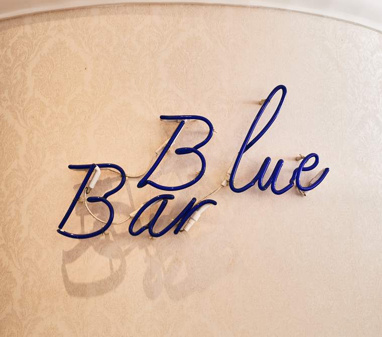 The Blue Bar Icon at the Hotel Excelsior Venice Lido Resort
