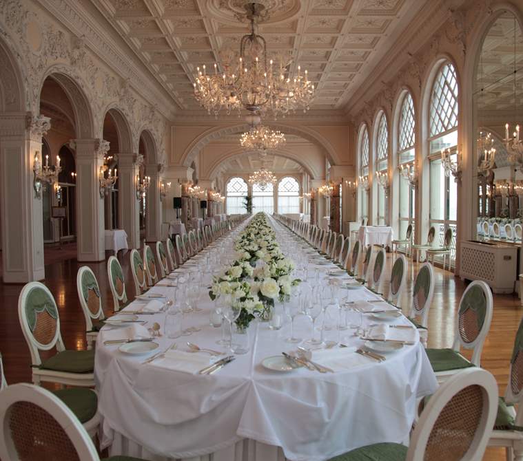 Details of Sala Stucchi during a wedding reception | Hotel Excelsior Venice Lido Resort, event venue in Venice, Italy