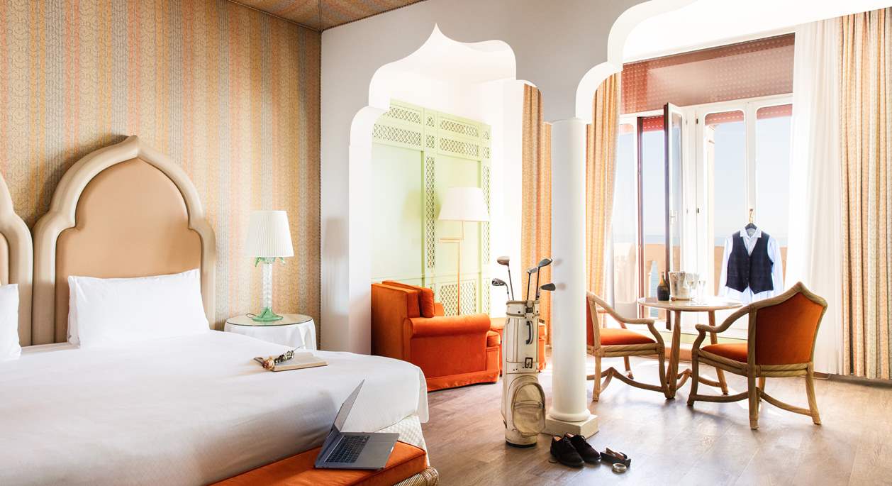 Suite vista mare dell'Hotel Excelsior Venice Lido Resort, Hotel 5 stelle lusso a Venezia