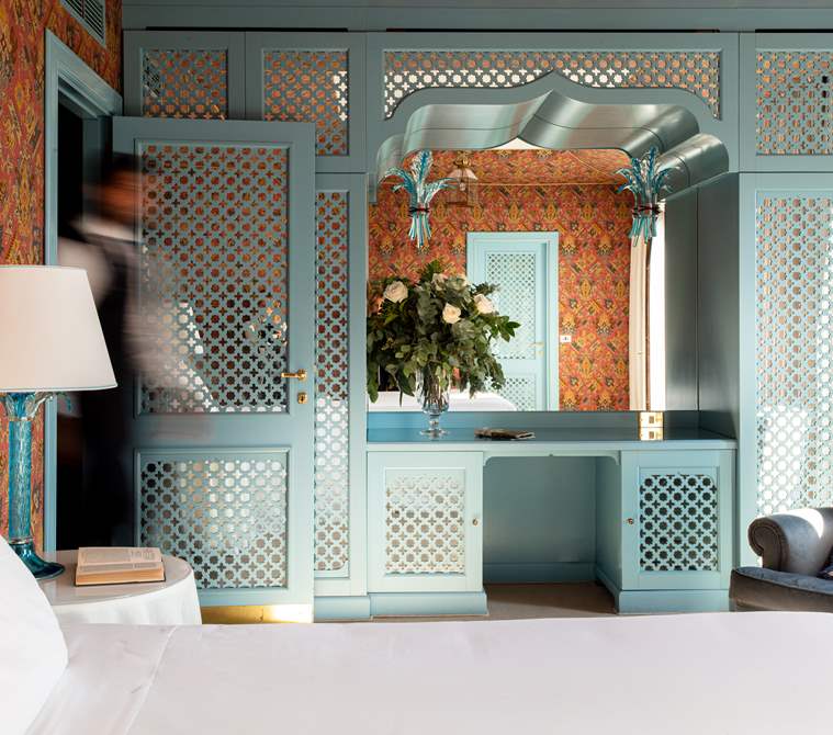 Interiors of a room of Hotel Excelsior Venice Lido Resort | Luxury rooms in Venice, Italy