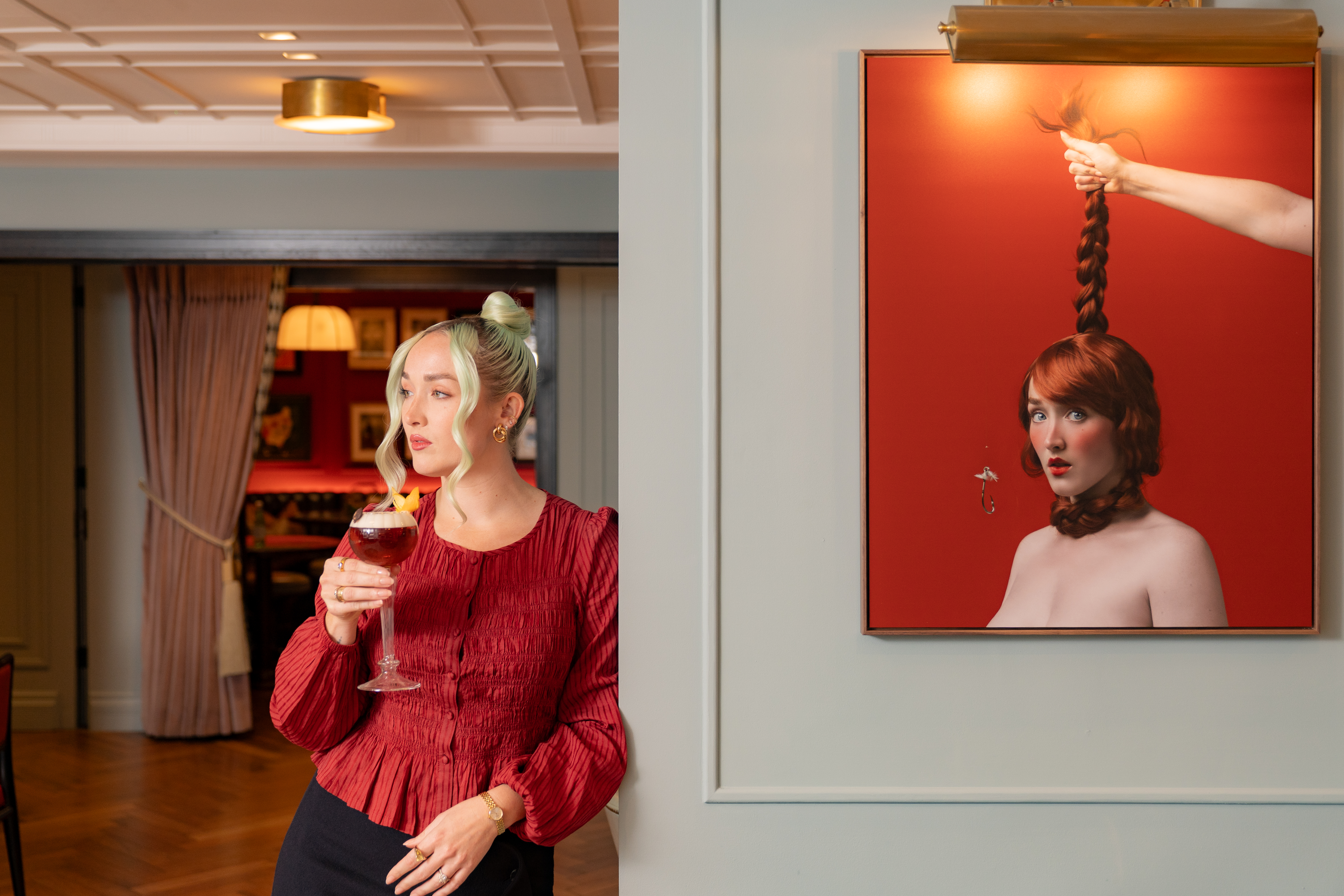 Art exhibition from claire luxton at mayfair townhouse