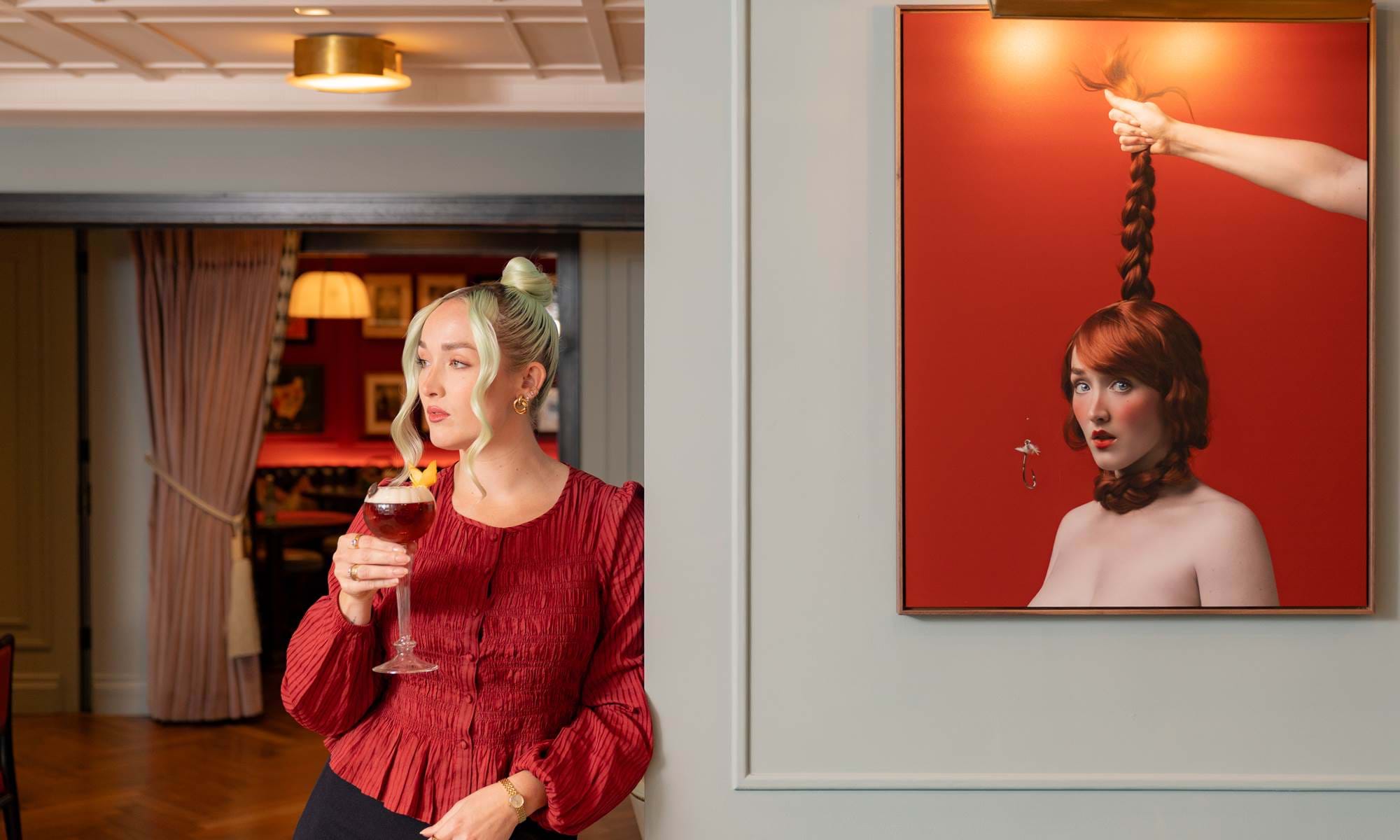 Art exhibition from claire luxton at mayfair townhouse