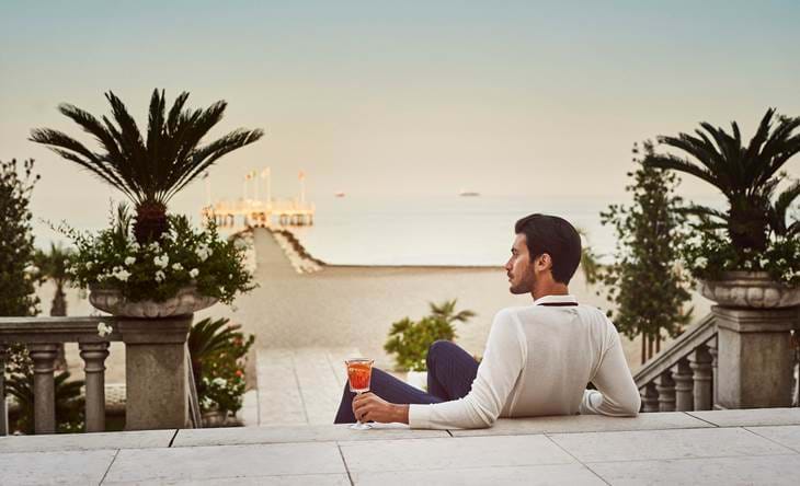 Man on beach